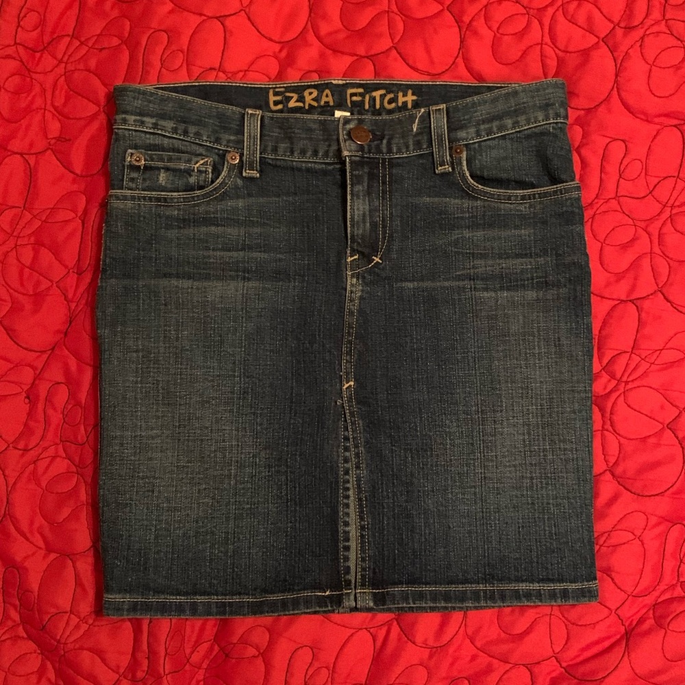 EZRA FITCH woman’s jean skirt